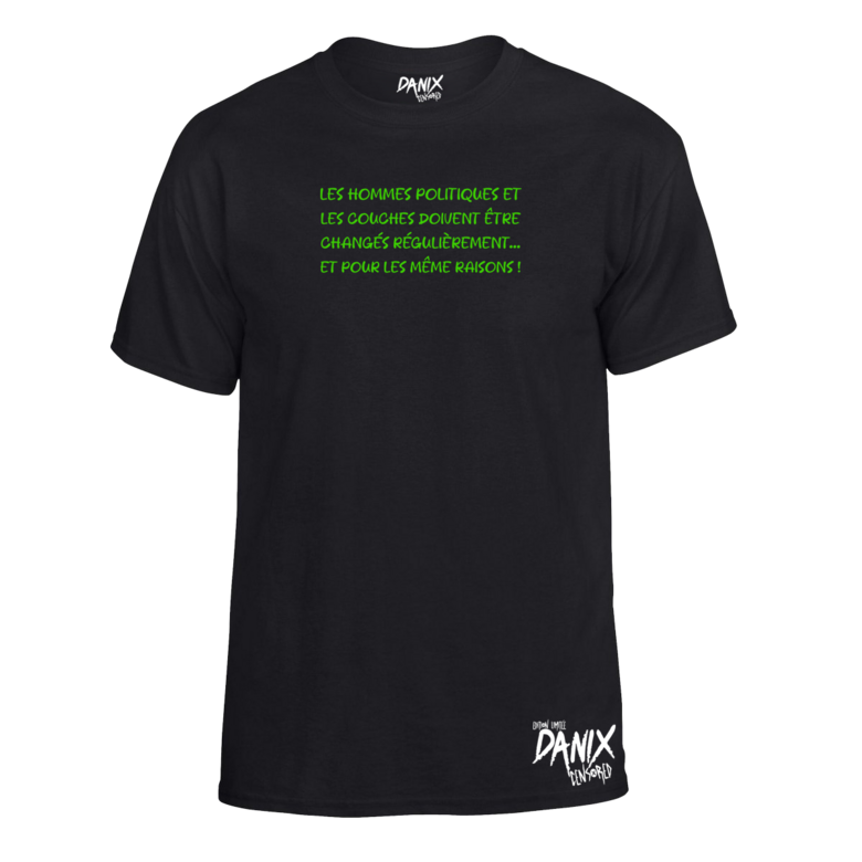 Tshirt Les hommes politiques et les couches ...